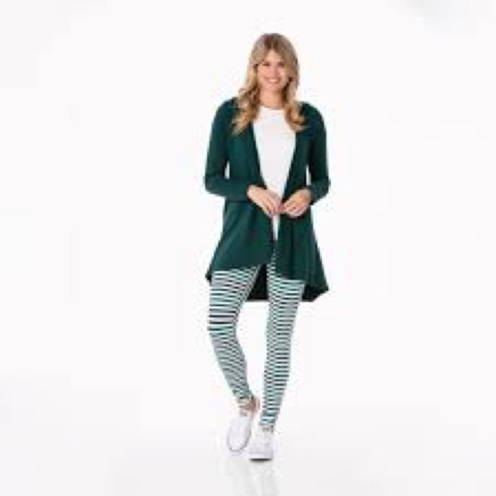 Kickee Pants Gray Open-Front Hoodie